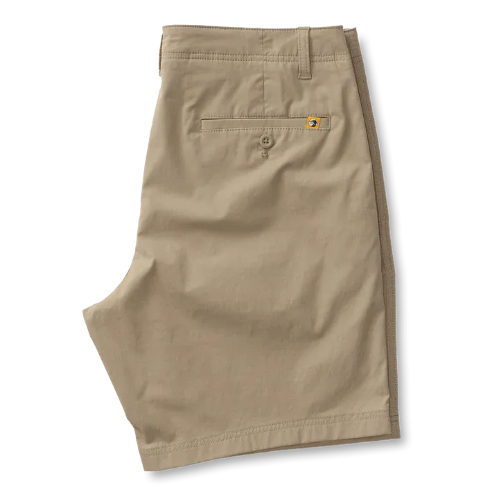 8 in Harbor Perf Short (Khaki)