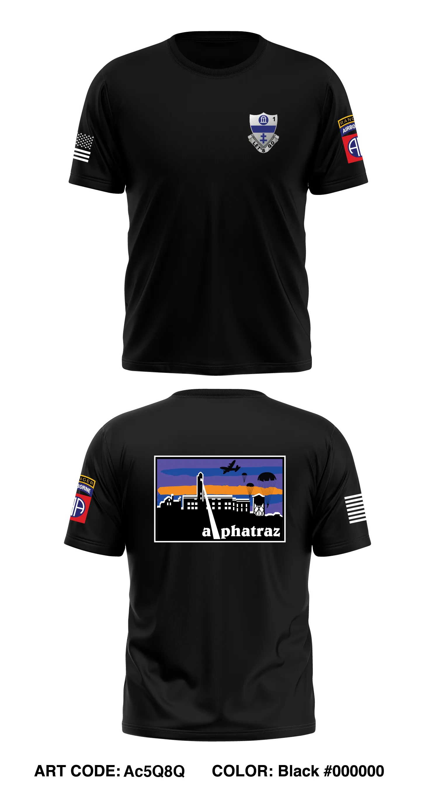 A CO, 1st BN, 325th AIR Core Men's SS Performance Tee - Ac5Q8Q