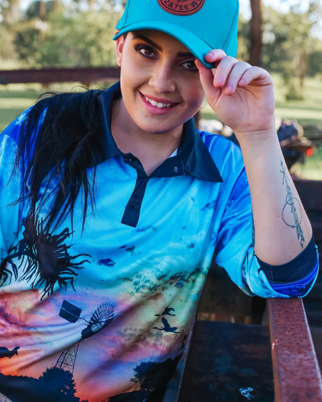 Australian | Camping Blue Fishing Shirt