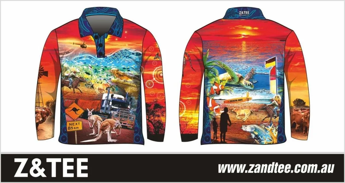 Australian | Downunder Australian Rusty Remix Fishing Shirt