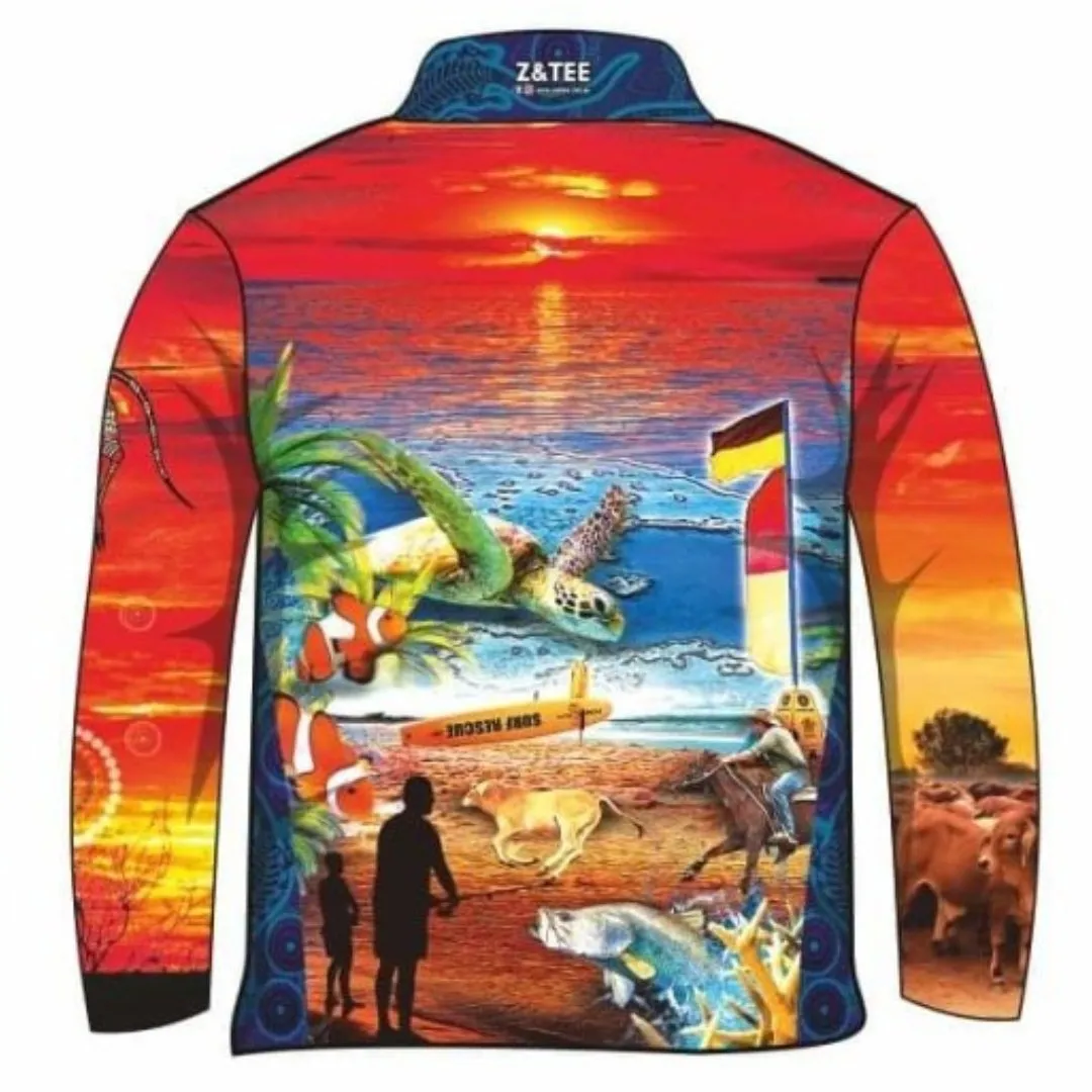 Australian | Downunder Australian Rusty Remix Fishing Shirt