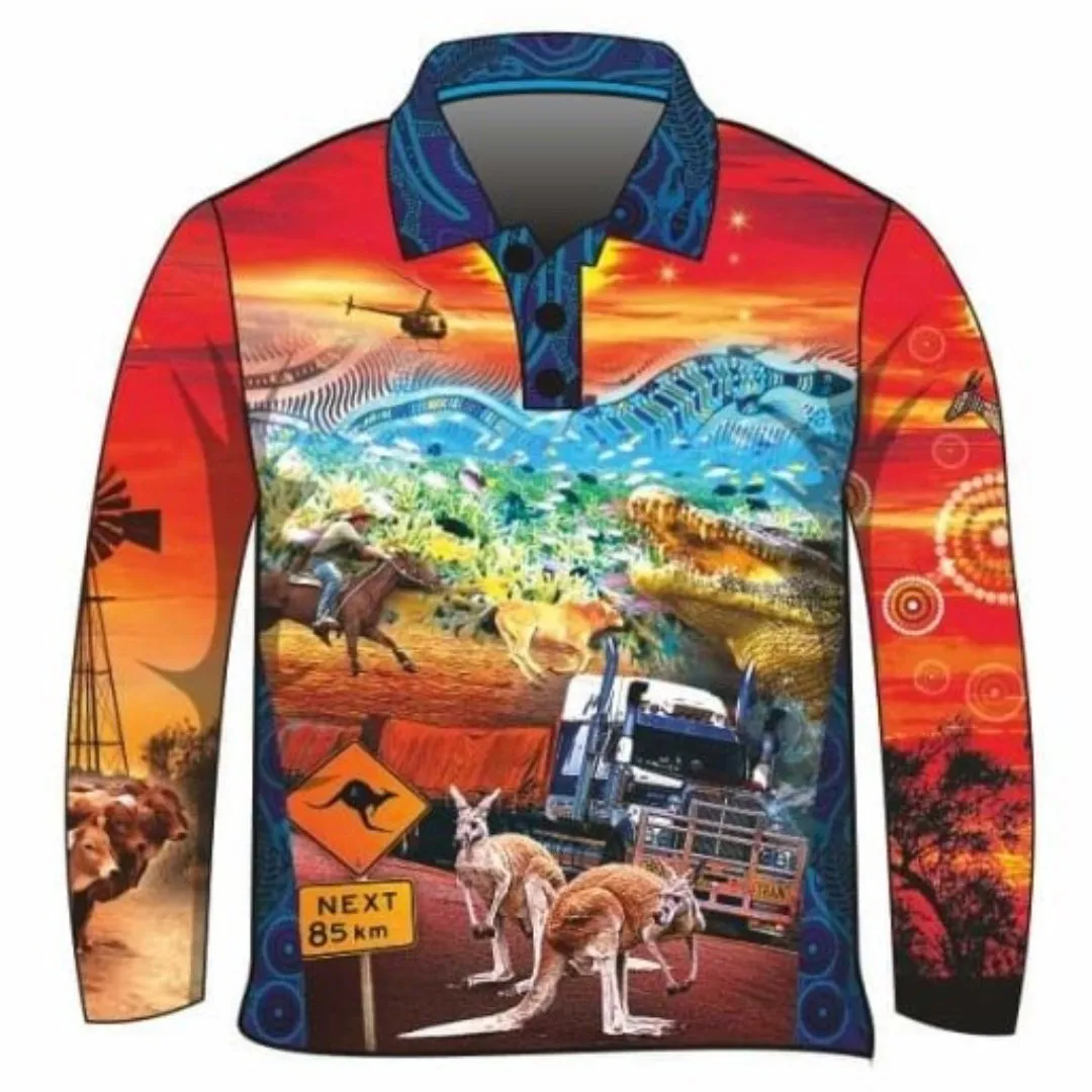 Australian | Downunder Australian Rusty Remix Fishing Shirt