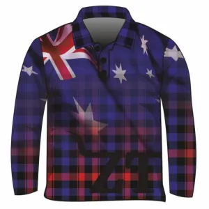 Australian | Flanny Design Aussie Flag Fishing Shirt ★Pre-Order★
