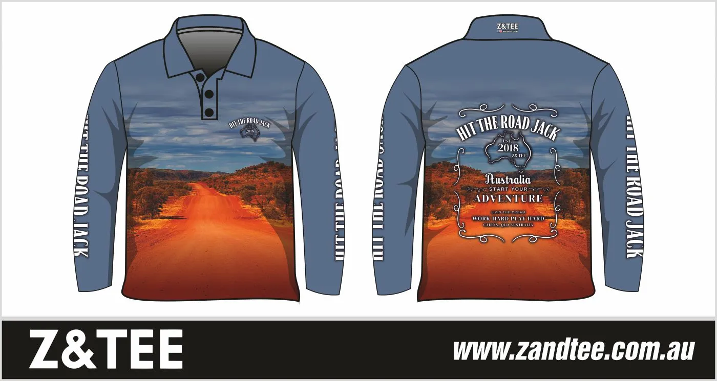 Australian | Hit the Road Jack Camping Fishing Shirt ★Pre-Order★