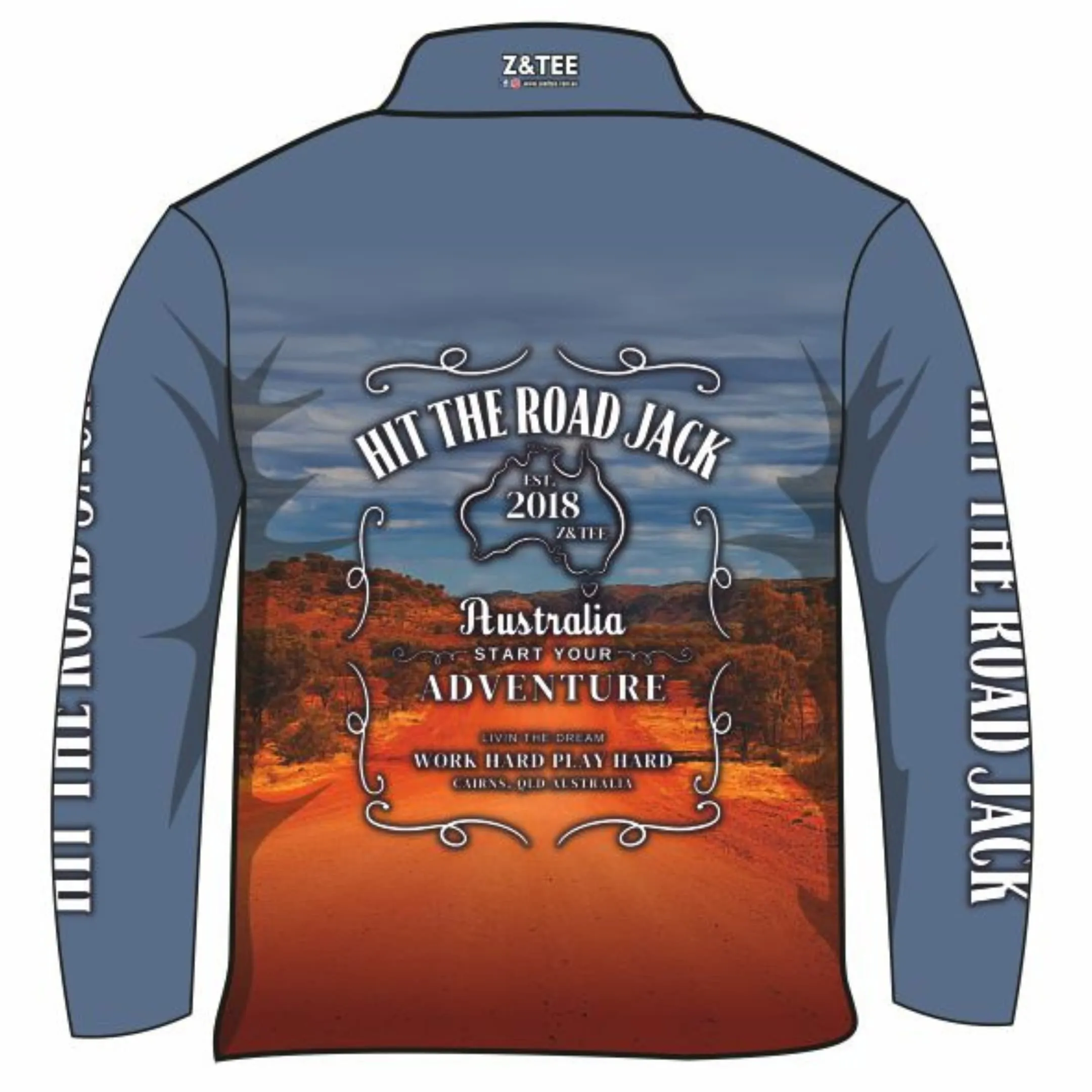 Australian | Hit the Road Jack Camping Fishing Shirt ★Pre-Order★