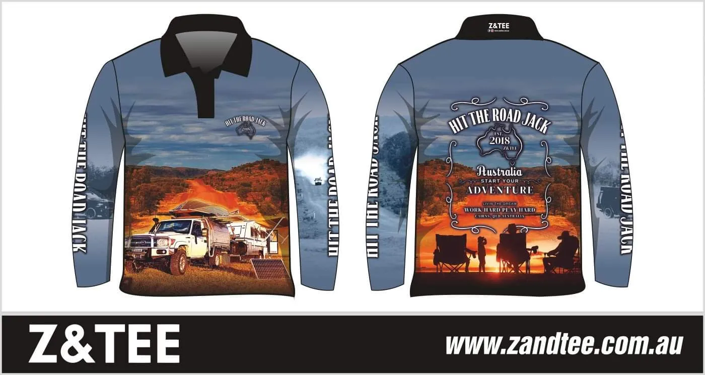 Camping & Caravanning | Hit the Road Jack Camping Adventure Fishing Shirt ★Pre-Order★