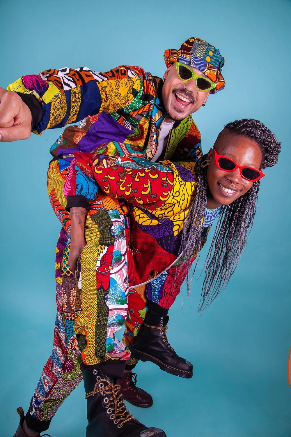 Colour Me Crazy Patchwork Festival Tracksuit Trousers