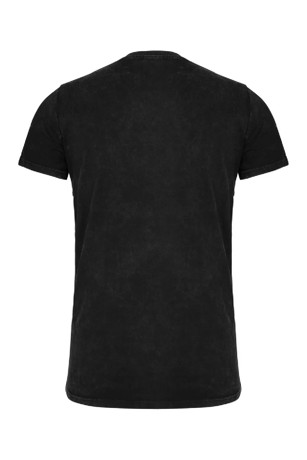 Edgy Punk Rock T-Shirt with Leather and Rope Details