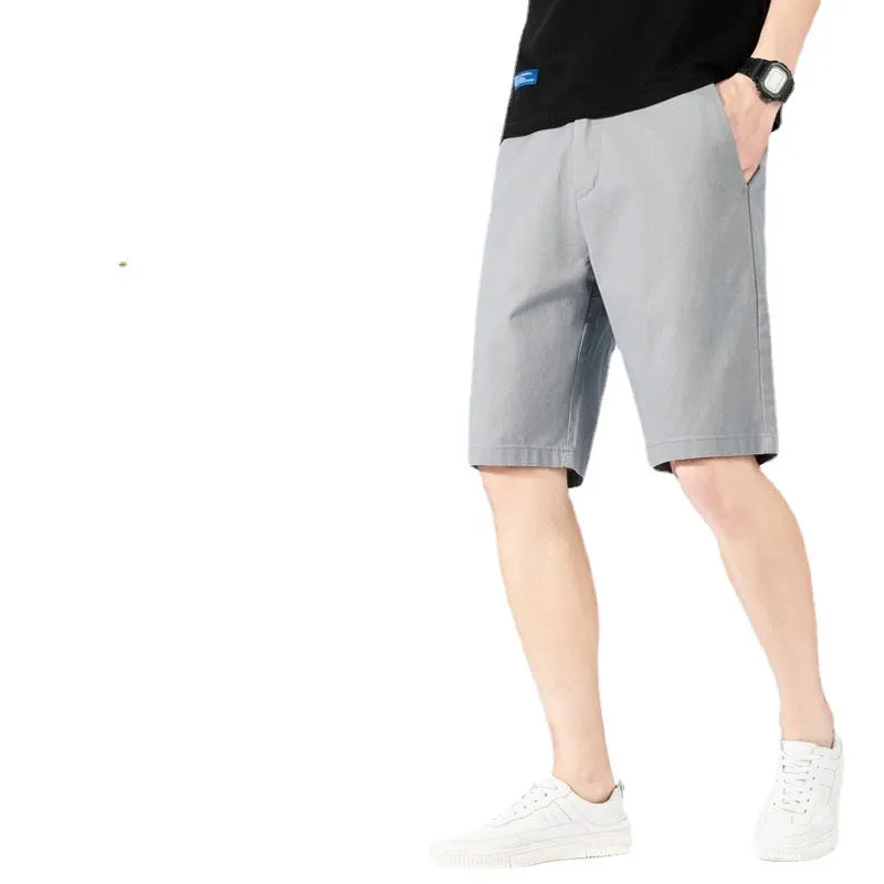 Fashion Street Casual Shorts – Relaxed Fit in Khaki, Light Gray, Gray & Black