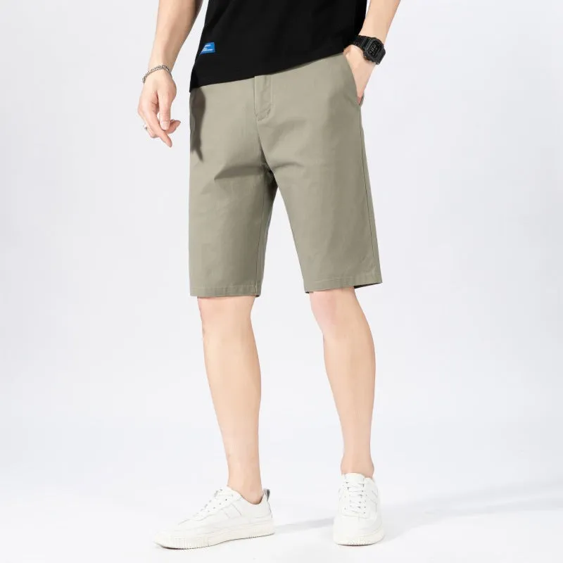 Fashion Street Casual Shorts – Relaxed Fit in Khaki, Light Gray, Gray & Black