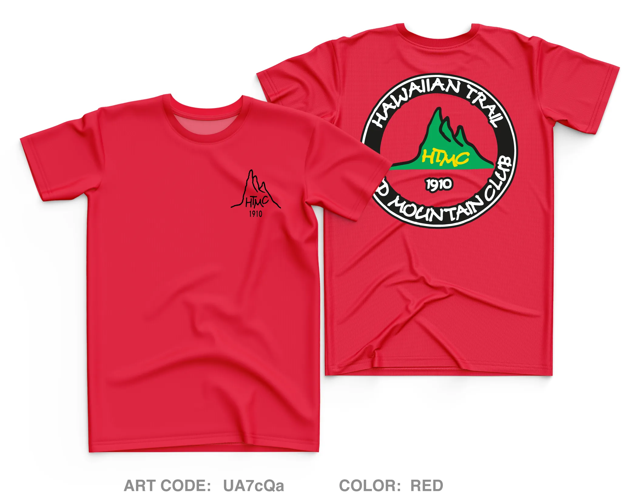 Hawaiian Trail and Mountain Club (HTMC) Core Men's SS Performance Tee - UA7cQa