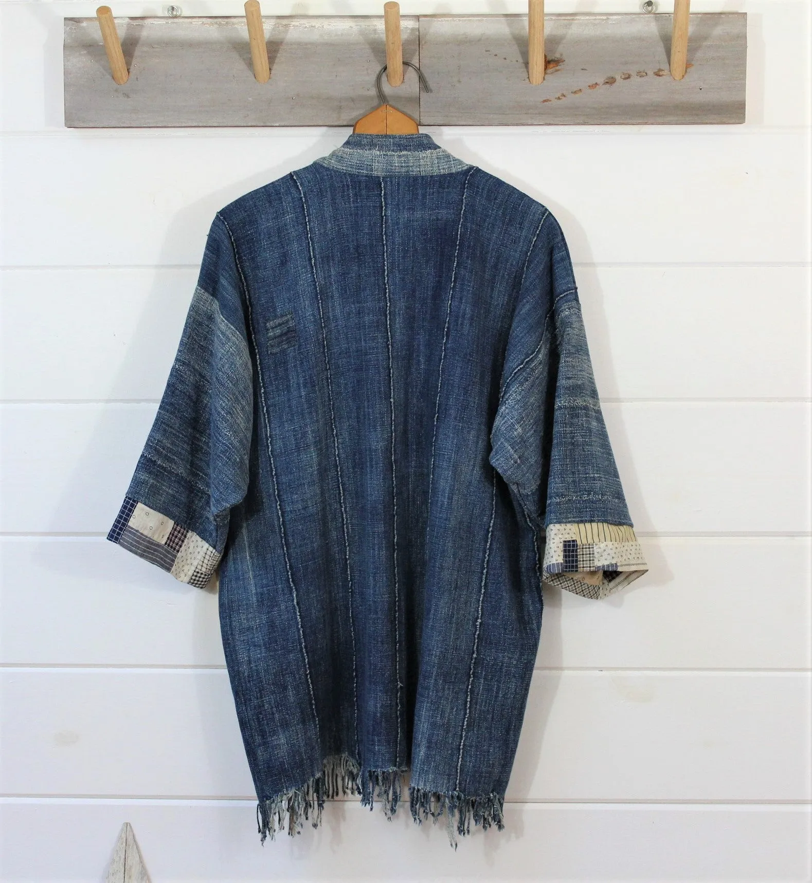 Indigo Quilt Patch Jacket