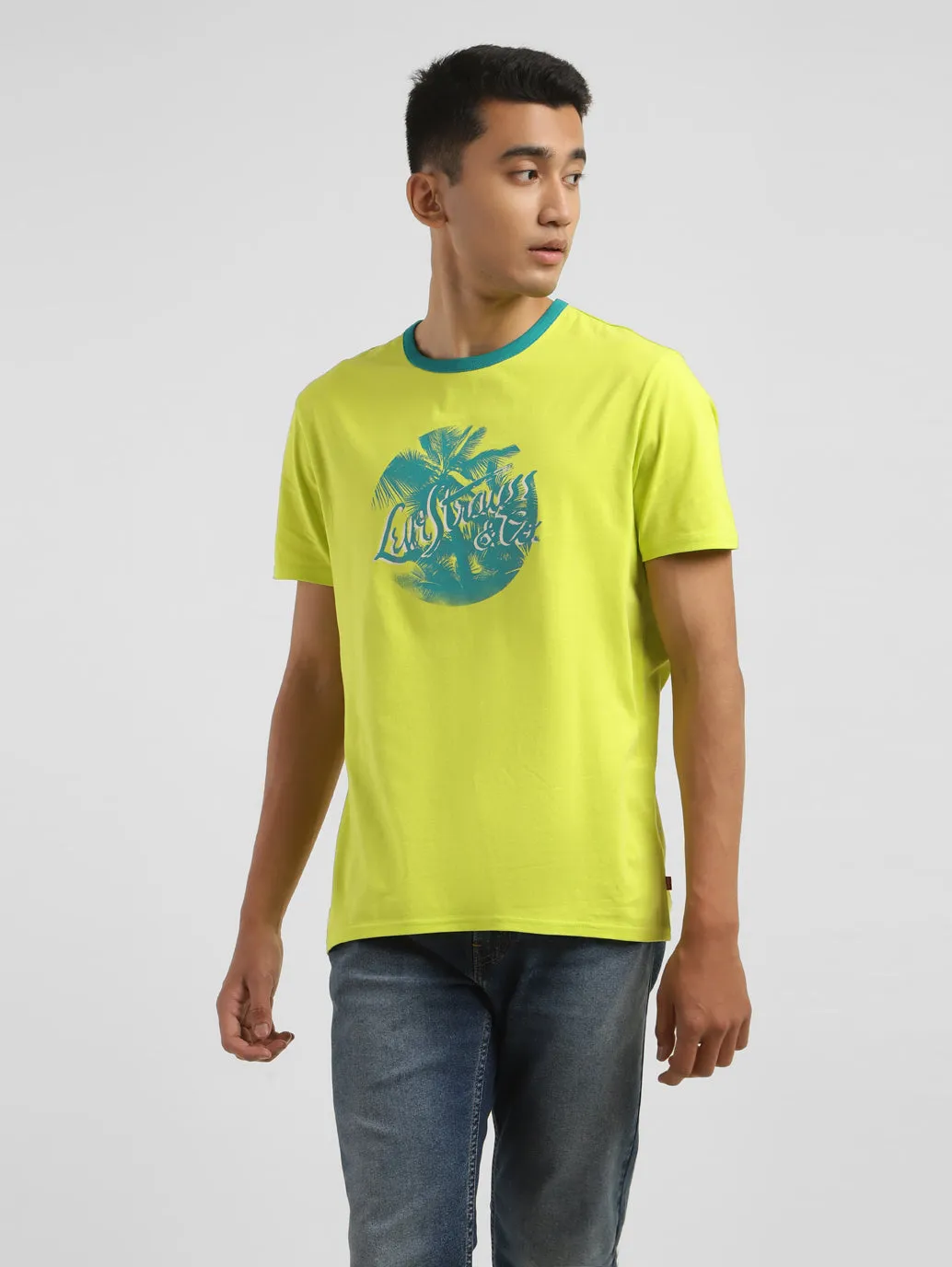 Men's Graphic Crew Neck T-shirt