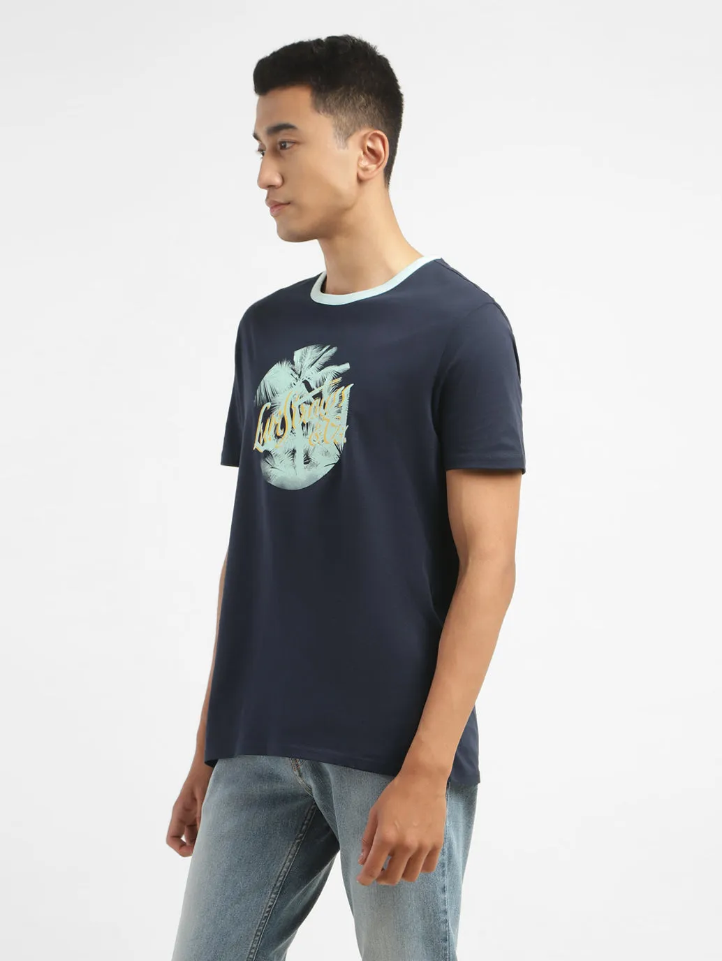 Men's Graphic Crew Neck T-shirt