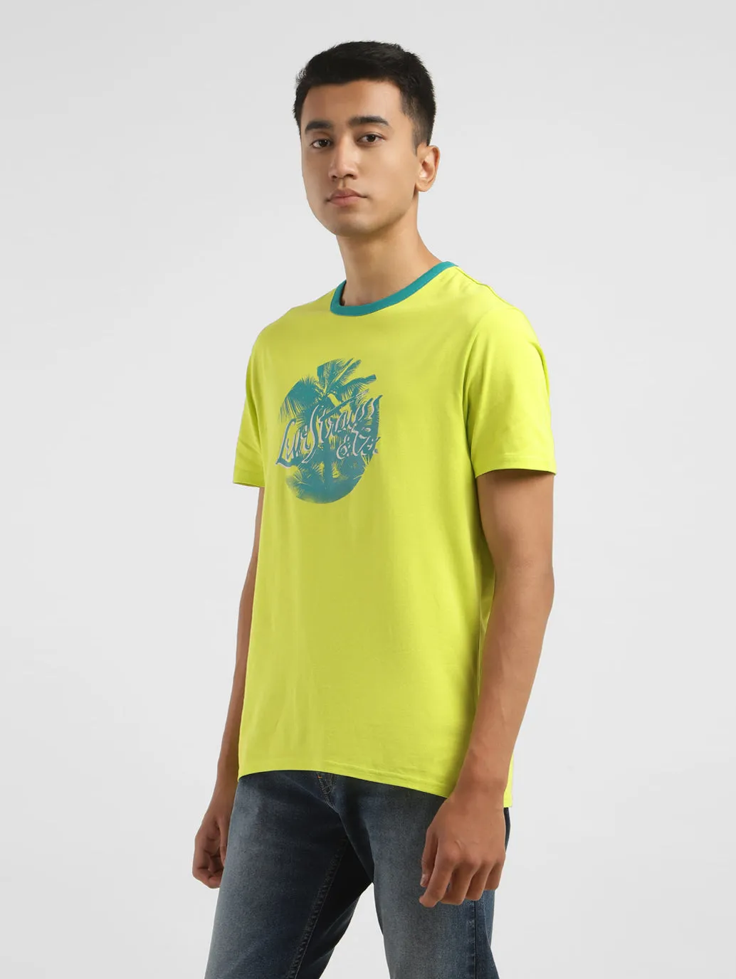 Men's Graphic Crew Neck T-shirt