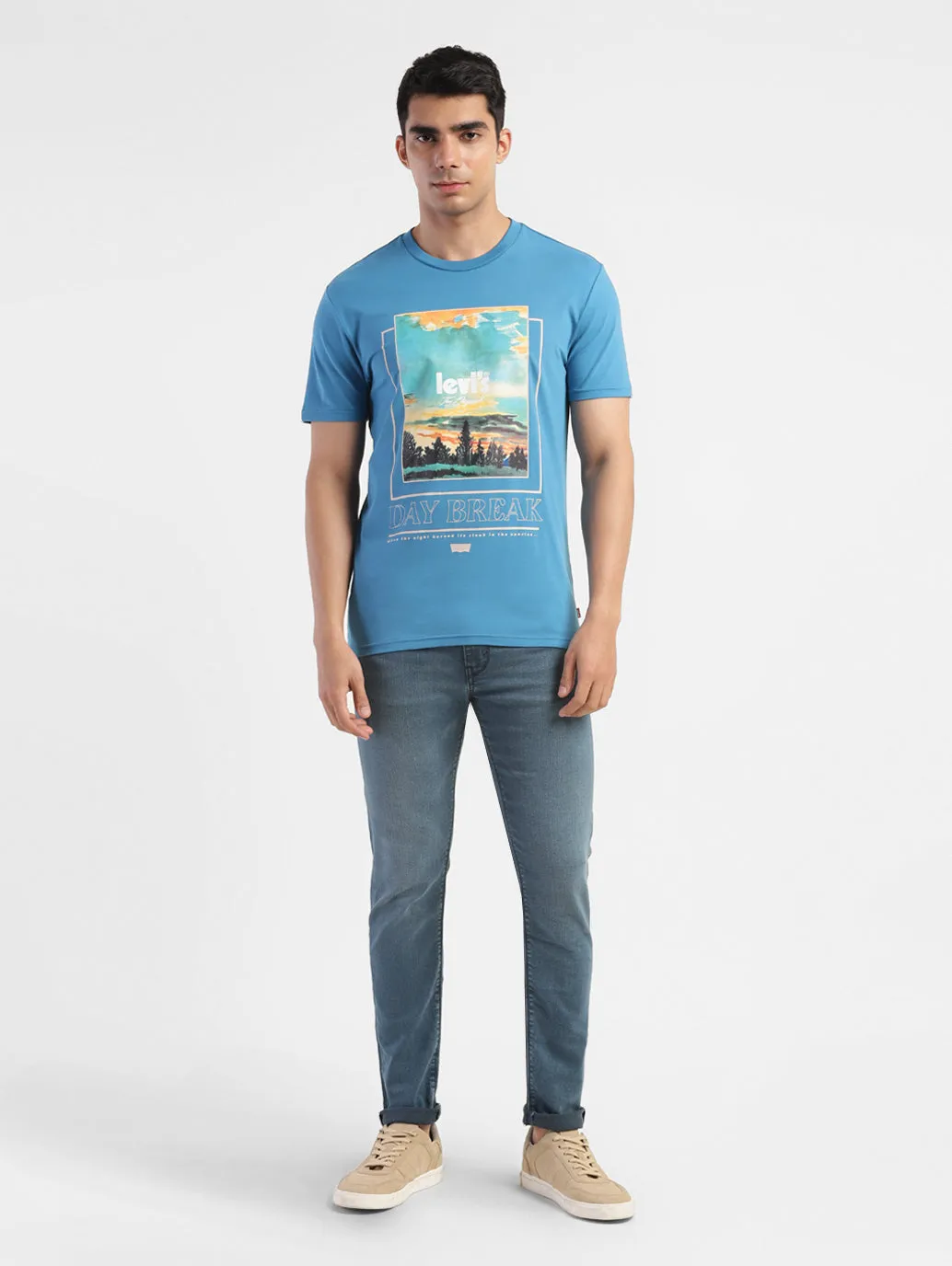 Men's Graphic Print Regular Fit T-shirt