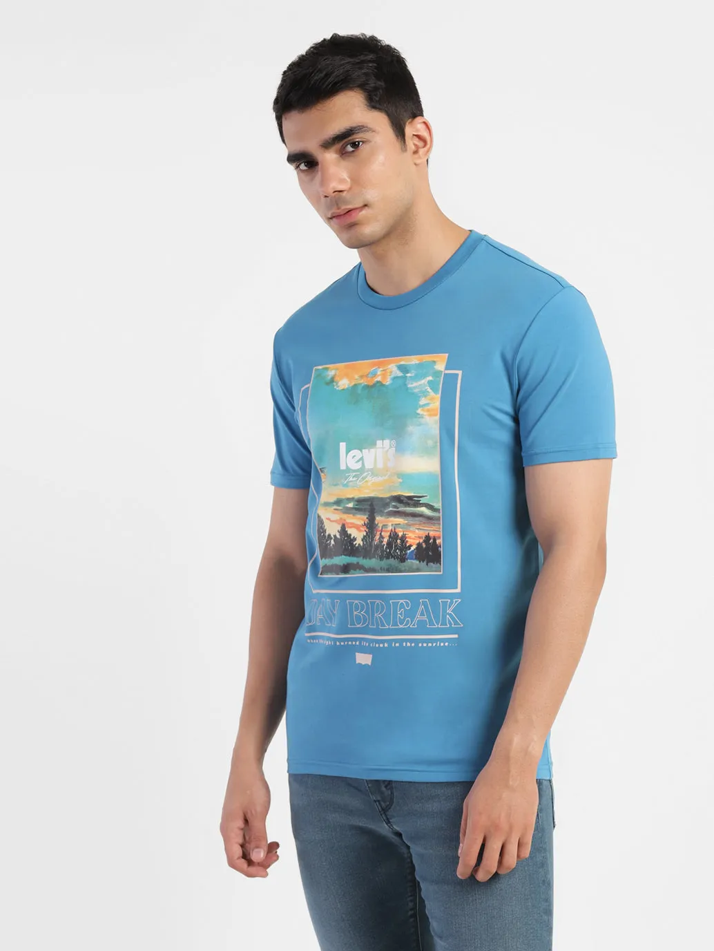Men's Graphic Print Regular Fit T-shirt