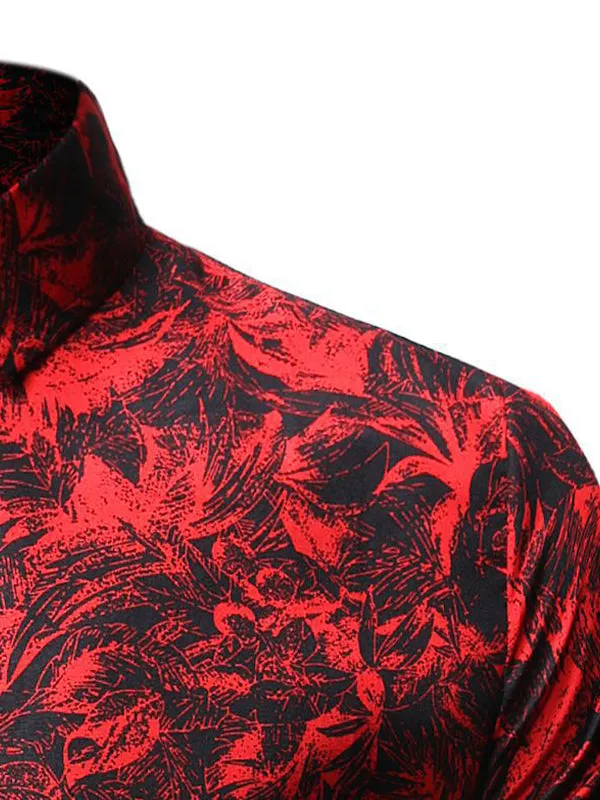 Men's Tie Dye 3D Print Long Sleeve Shirt