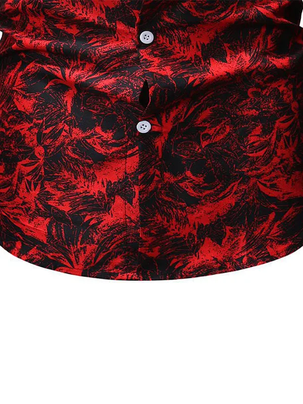 Men's Tie Dye 3D Print Long Sleeve Shirt