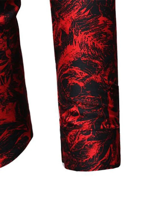 Men's Tie Dye 3D Print Long Sleeve Shirt