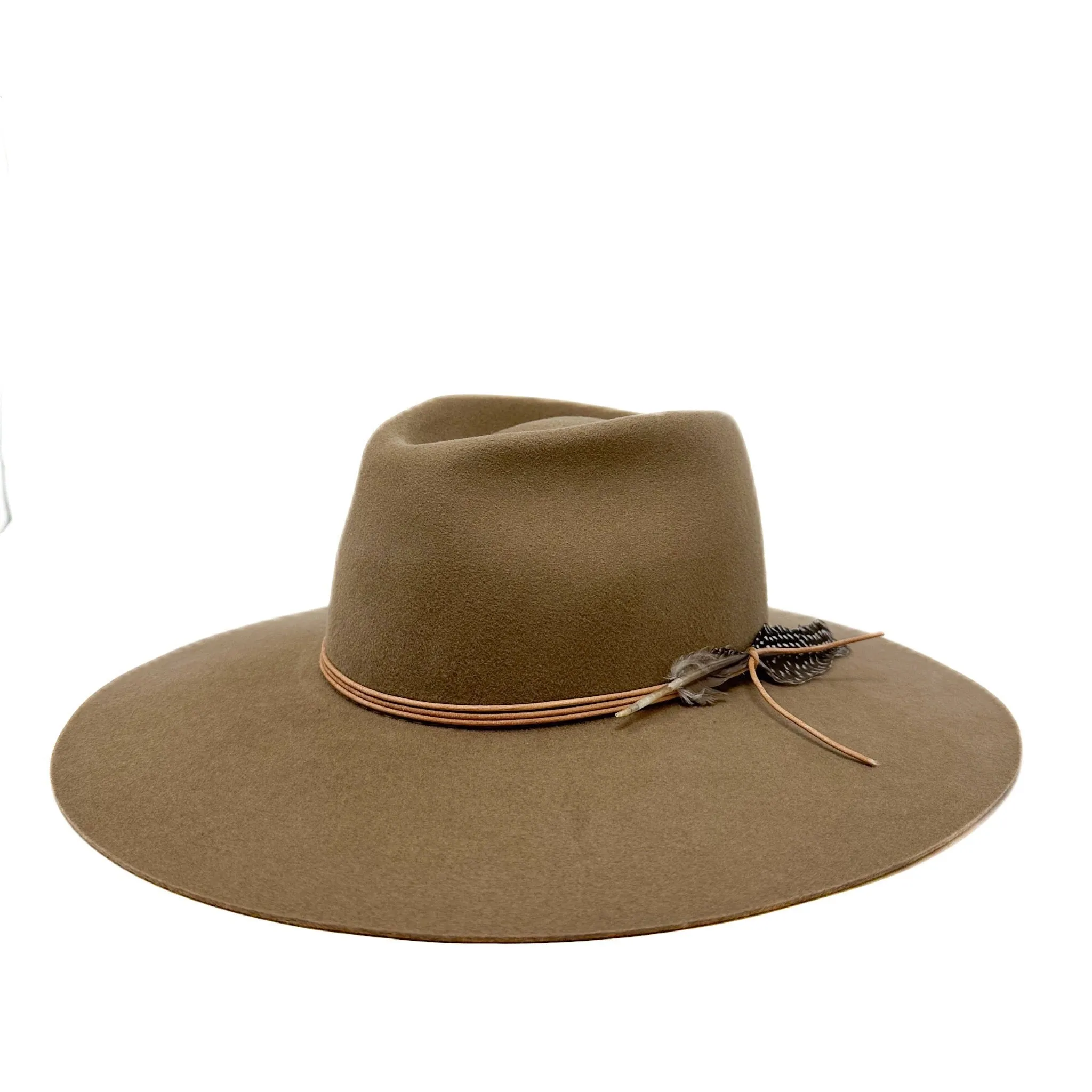 MONTANA FELT FEDORA PUTTY