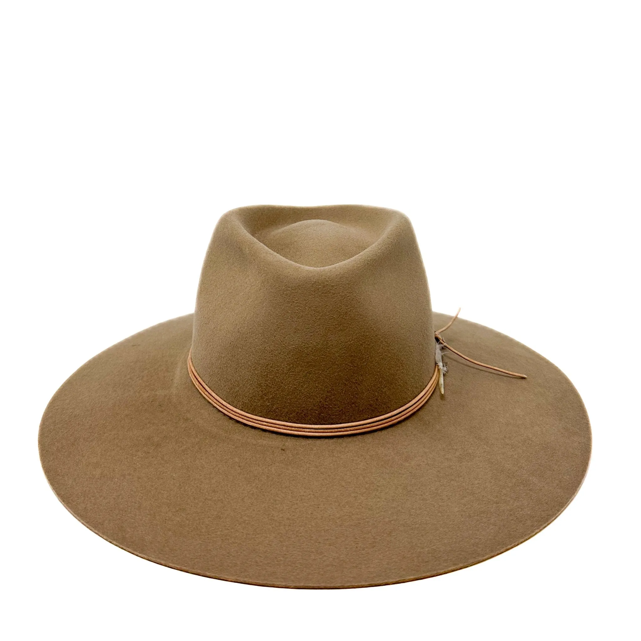 MONTANA FELT FEDORA PUTTY