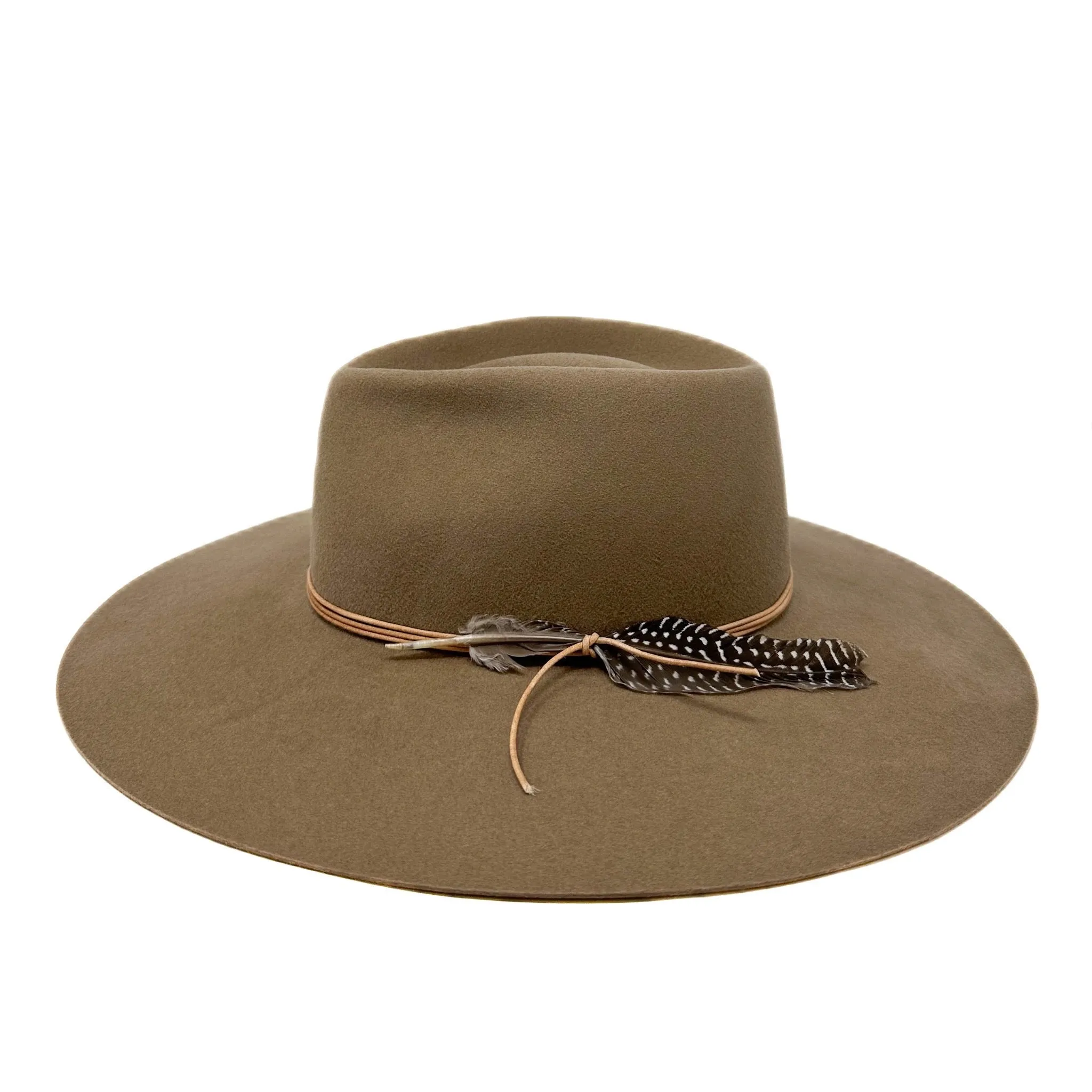 MONTANA FELT FEDORA PUTTY
