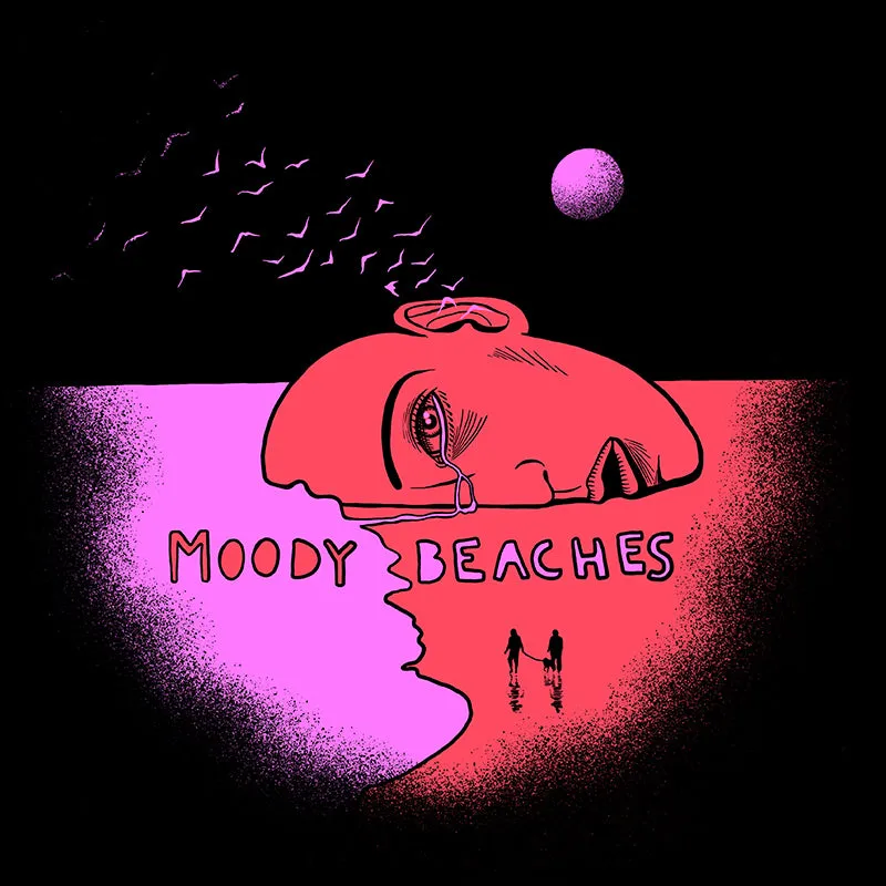 MOODY BEACHES 'Acid Ocean' LP   T-Shirt
