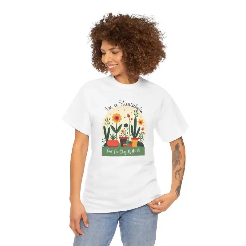 Plant Passion Heavy Cotton Tee Embrace Green Love