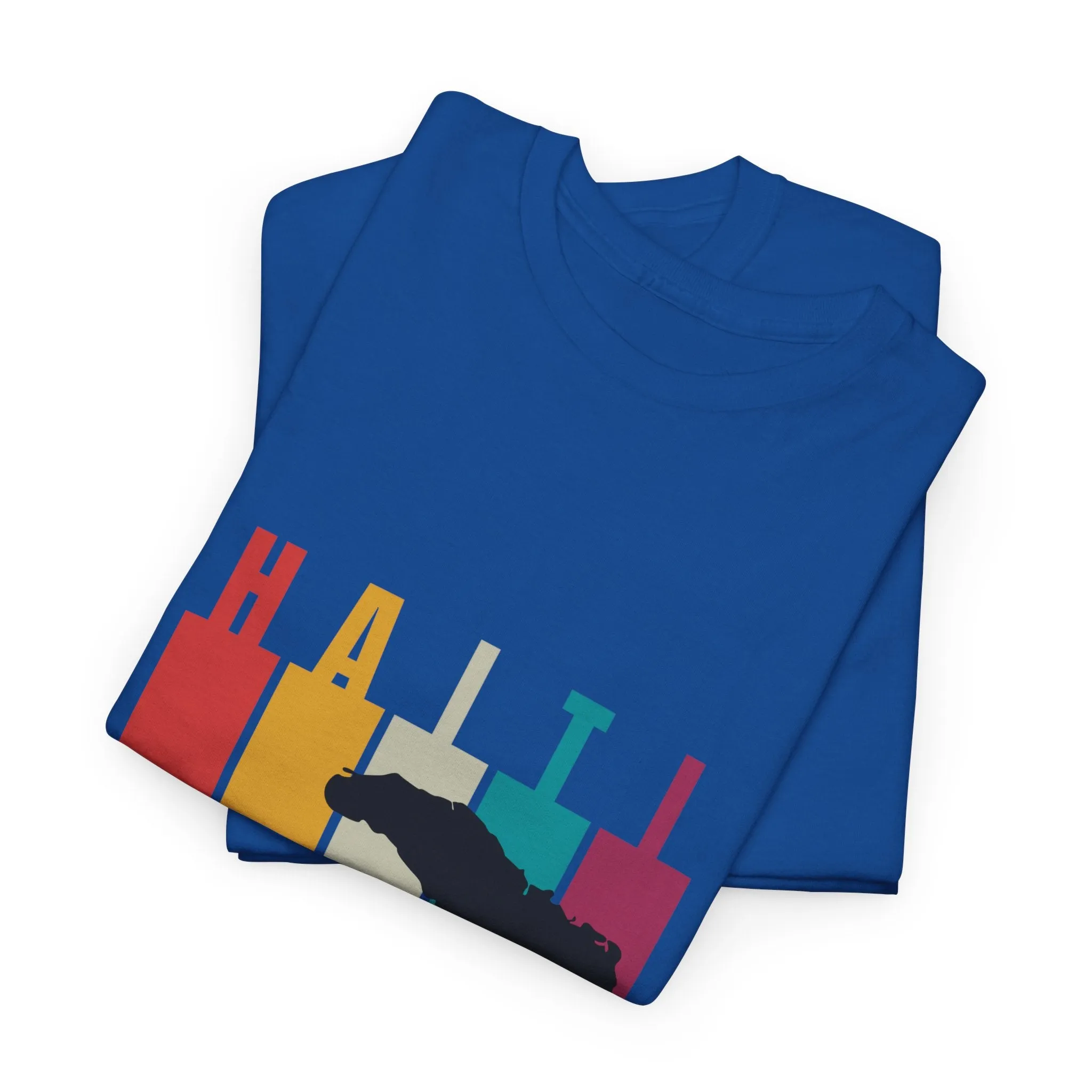Retro Haiti Map T-Shirt Celebrate Haitian Culture Vibrant Vintage Design Unisex Heavy Cotton Tee