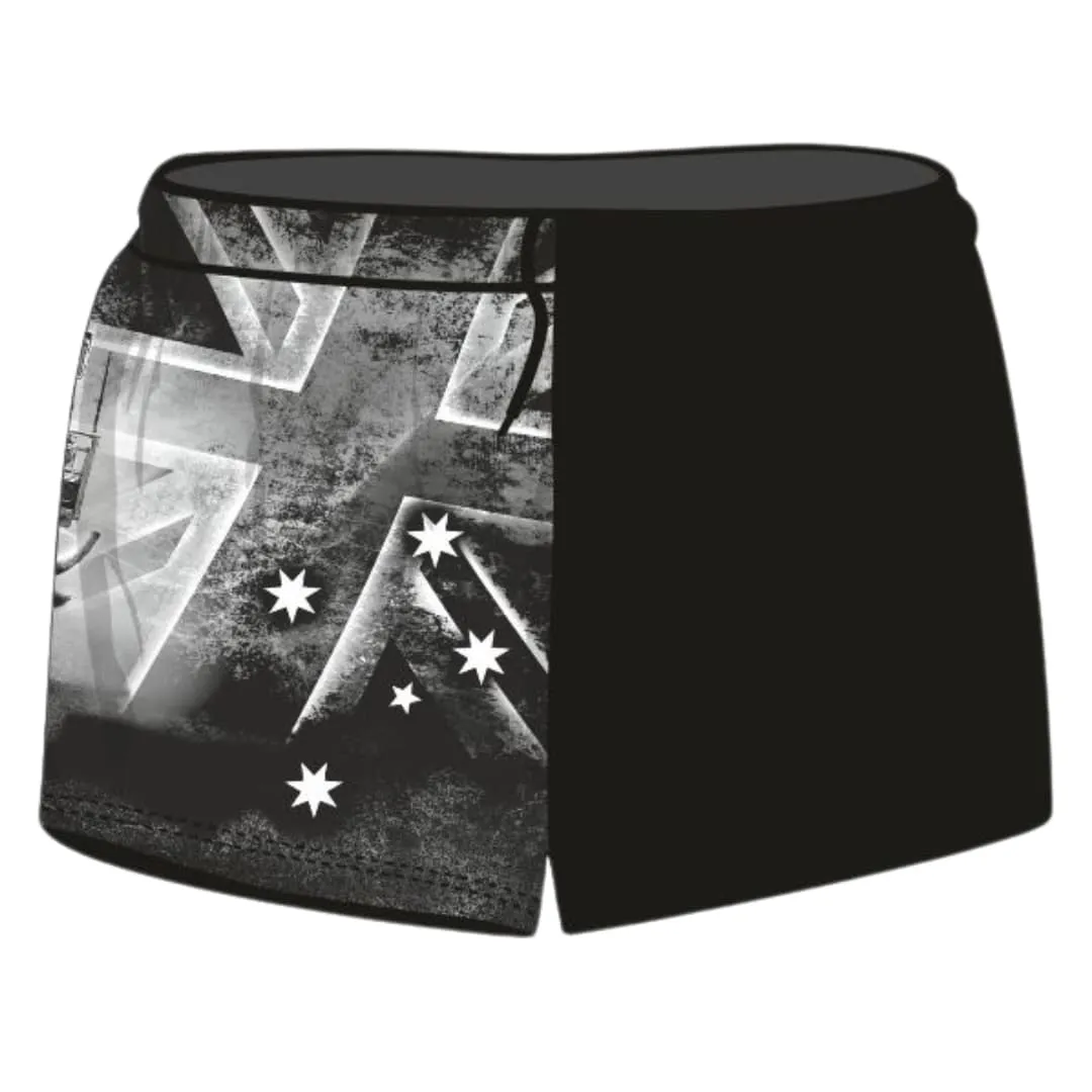 Rugby Shorts | Australian Flag Bull Country ★Pre-Order★