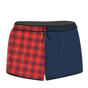 Rugby Shorts | Australian Flanny Design Red Navy ★Pre-Order★