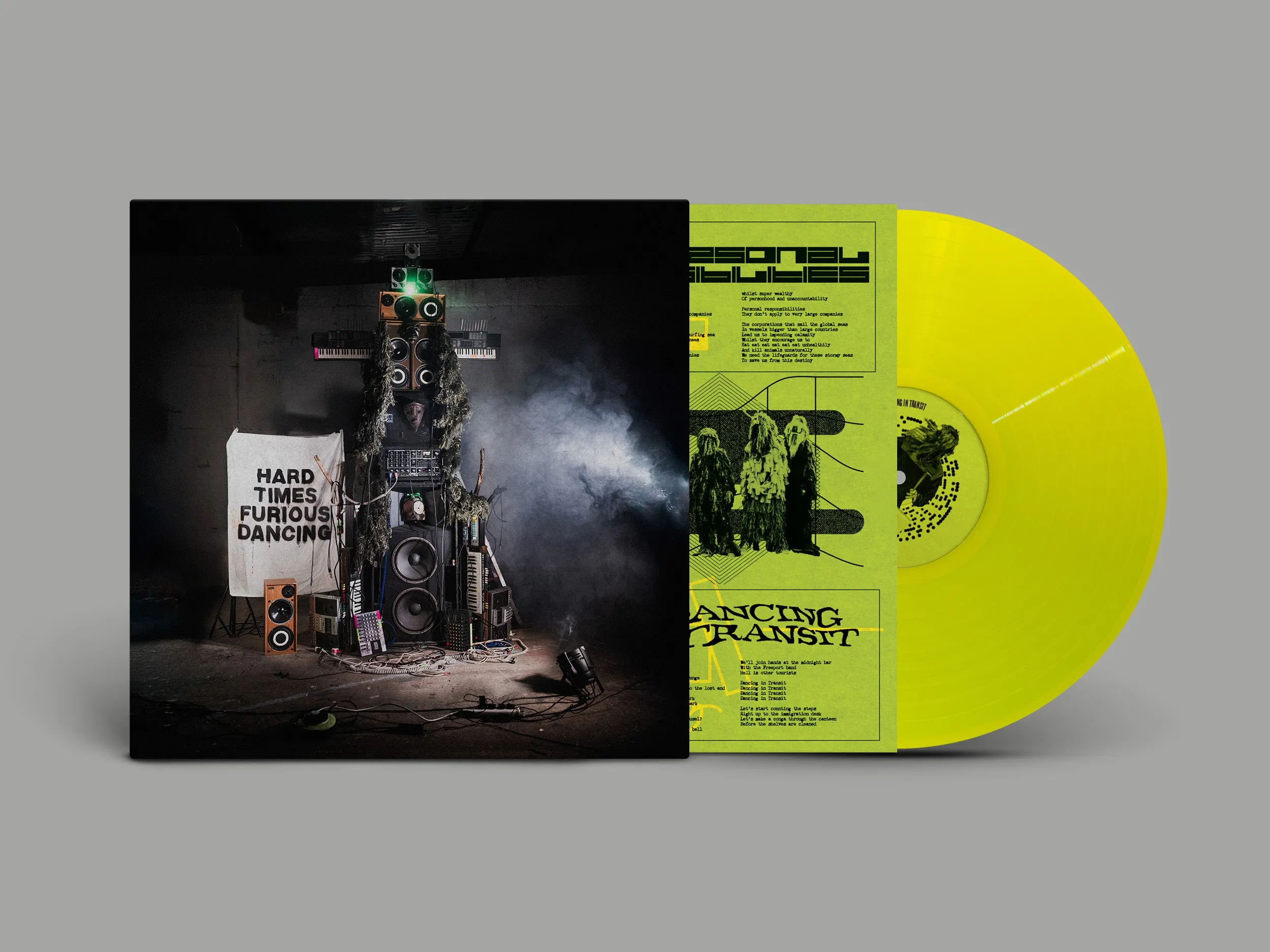 Snapped Ankles - Hard Times Furious Dancing [Green LP]