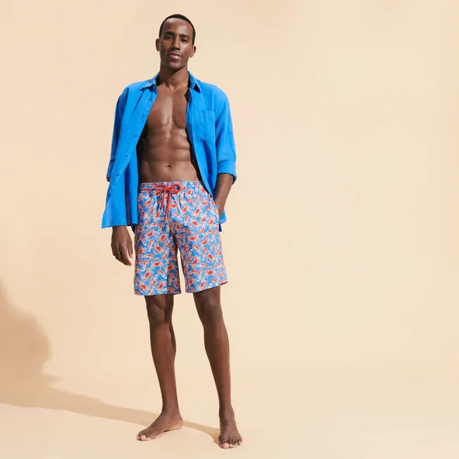 VILEBREQUIN Men Long Swimwear Ultra-light and Packable Crabs & Shrimps
